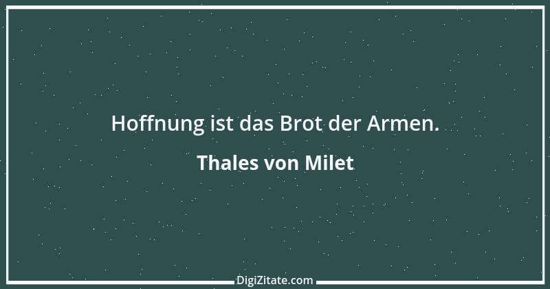 Zitat von Thales von Milet 12