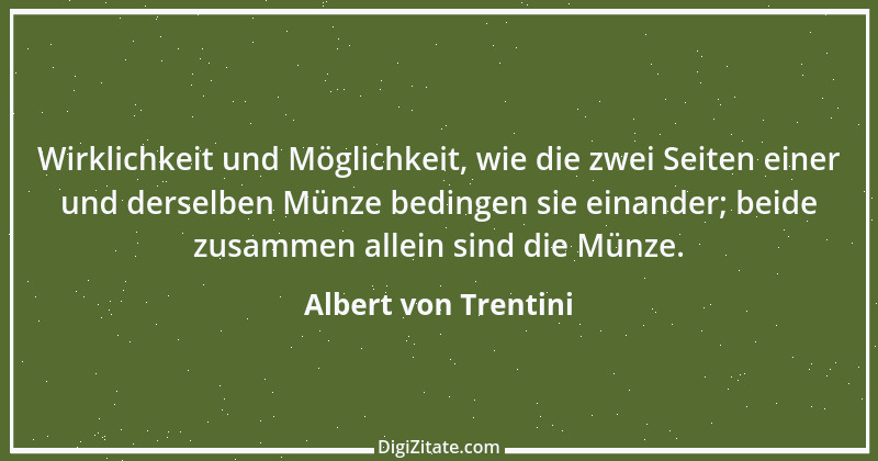 Zitat von Albert von Trentini 1