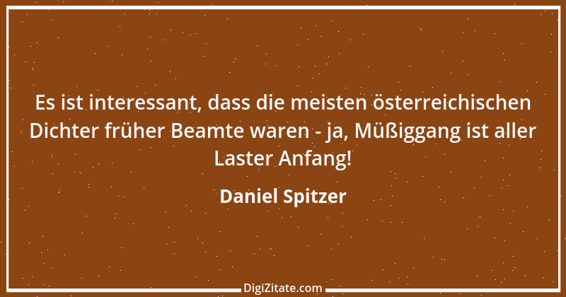 Zitat von Daniel Spitzer 13