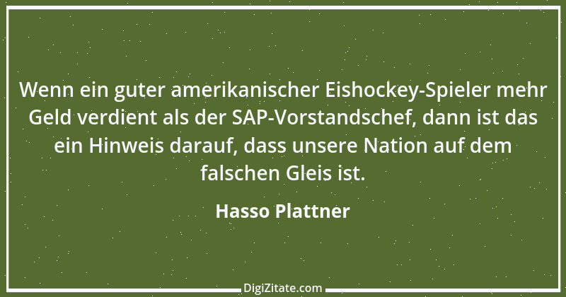 Zitat von Hasso Plattner 2