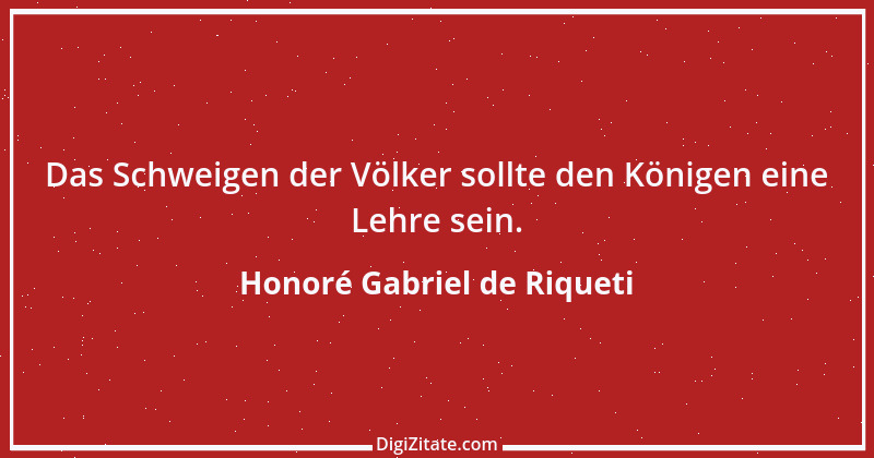 Zitat von Honoré Gabriel de Riqueti 13