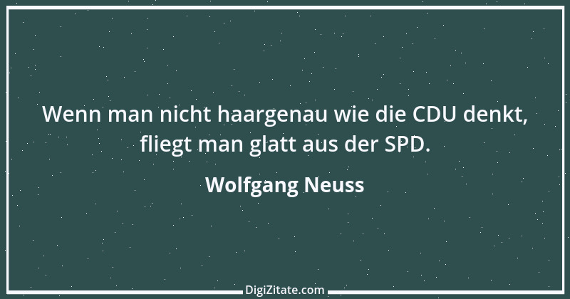 Zitat von Wolfgang Neuss 9