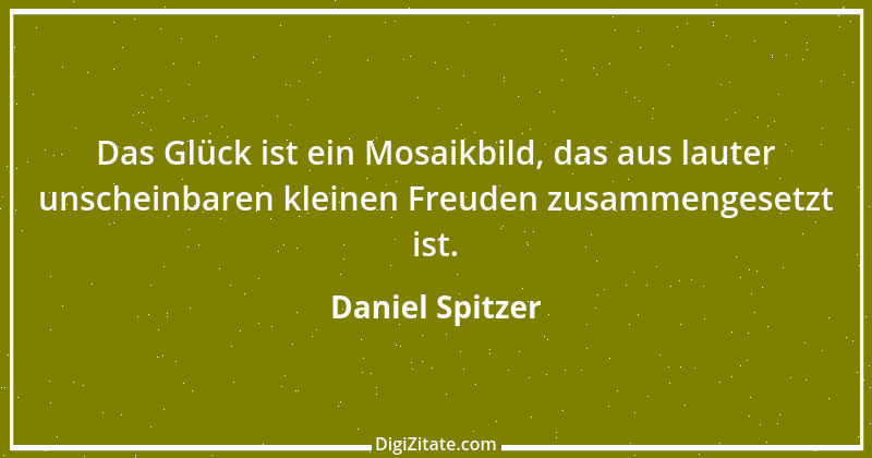 Zitat von Daniel Spitzer 14