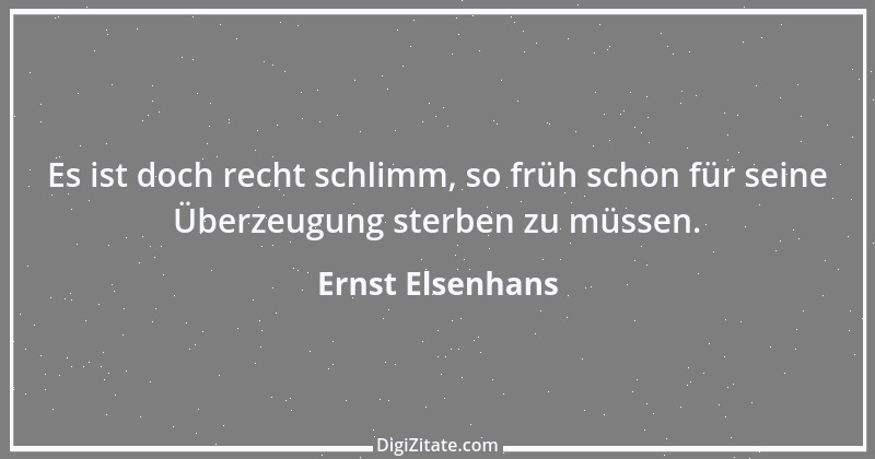 Zitat von Ernst Elsenhans 1