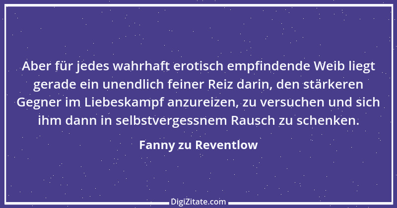 Zitat von Fanny zu Reventlow 44