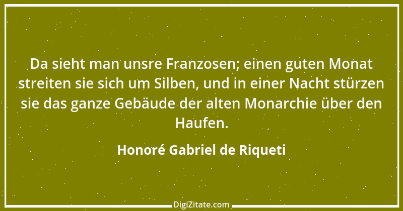 Zitat von Honoré Gabriel de Riqueti 14