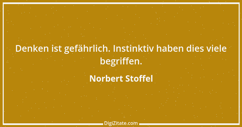 Zitat von Norbert Stoffel 18