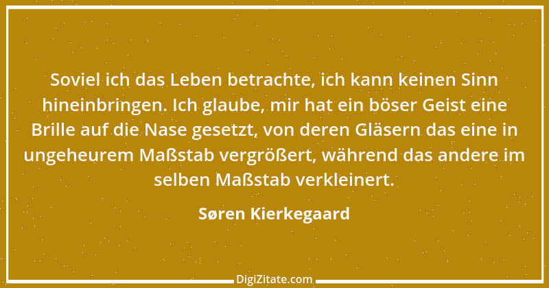 Zitat von Søren Kierkegaard 302