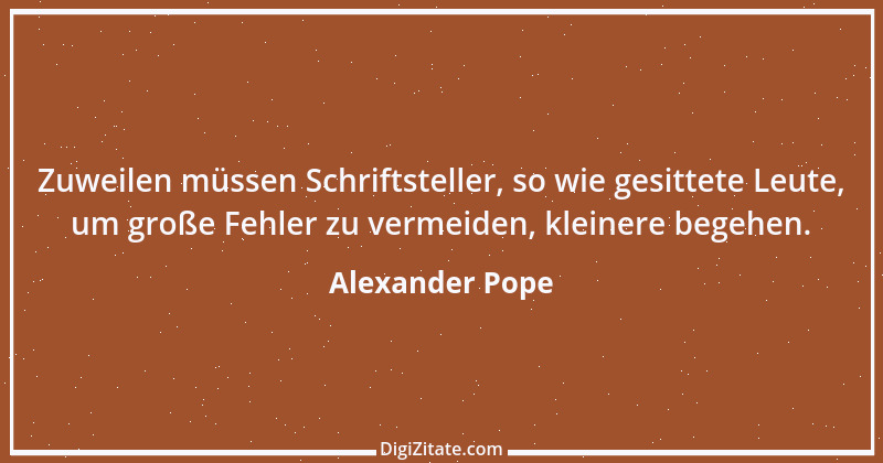 Zitat von Alexander Pope 99