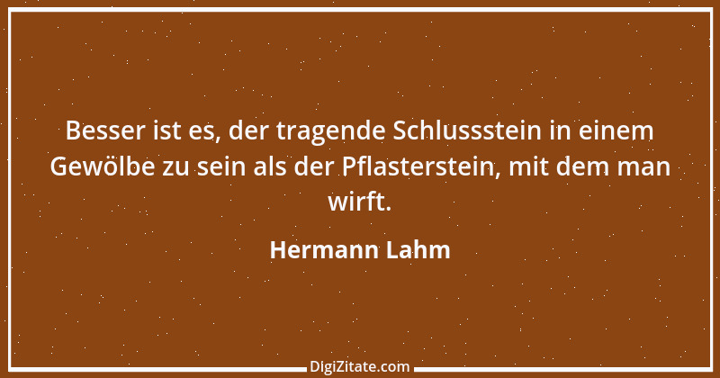 Zitat von Hermann Lahm 40