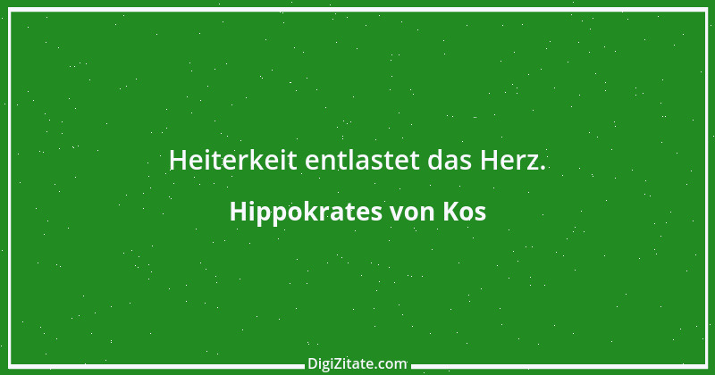 Zitat von Hippokrates von Kos 1