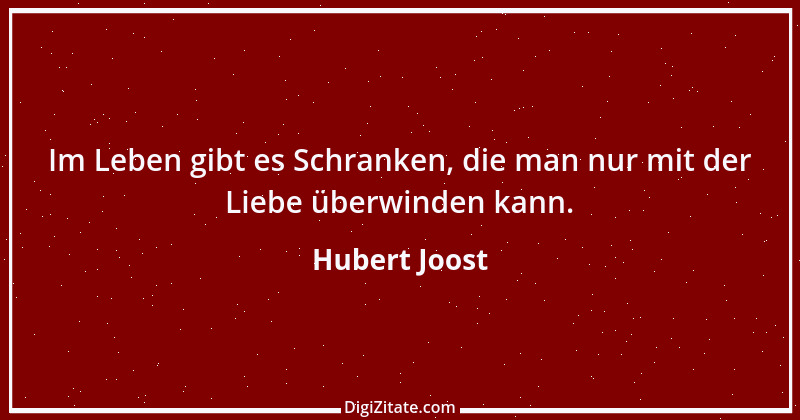 Zitat von Hubert Joost 114