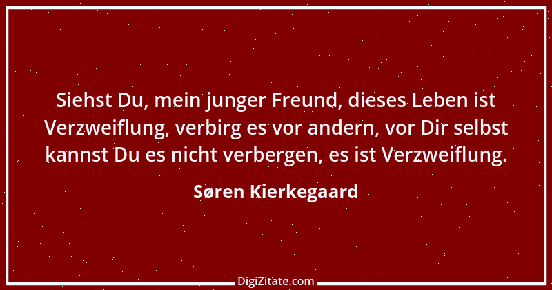 Zitat von Søren Kierkegaard 303