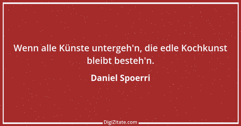 Zitat von Daniel Spoerri 1