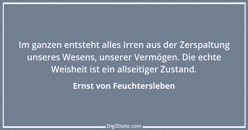 Zitat von Ernst von Feuchtersleben 81