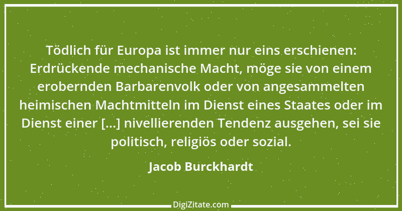 Zitat von Jacob Burckhardt 119