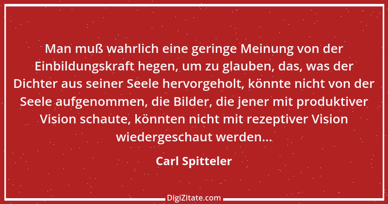 Zitat von Carl Spitteler 42