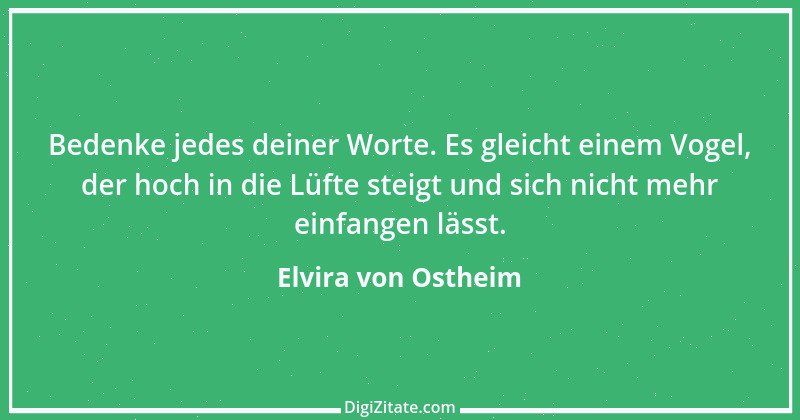 Zitat von Elvira von Ostheim 14