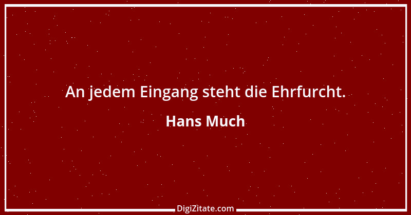 Zitat von Hans Much 22