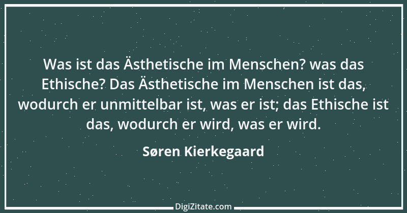 Zitat von Søren Kierkegaard 305