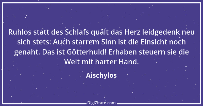 Zitat von Aischylos 102