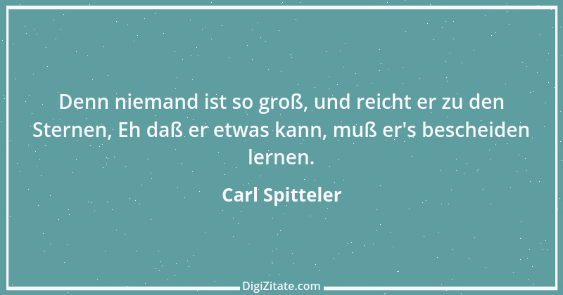 Zitat von Carl Spitteler 43