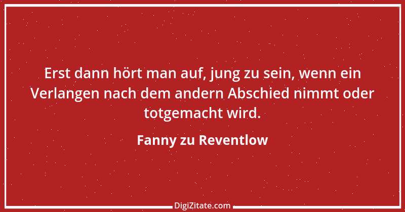 Zitat von Fanny zu Reventlow 48