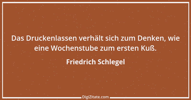 Zitat von Friedrich Schlegel 110