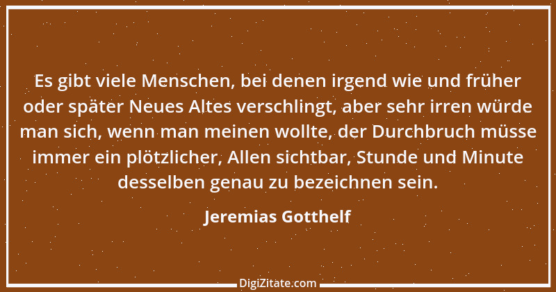 Zitat von Jeremias Gotthelf 227