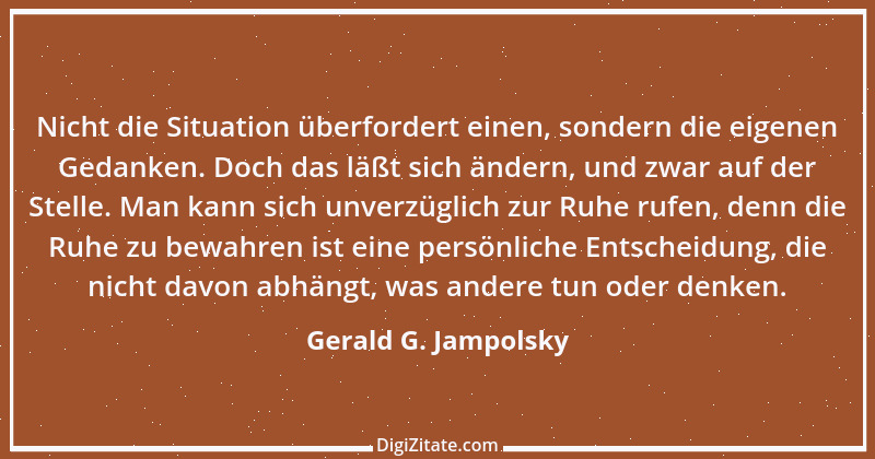 Zitat von Gerald G. Jampolsky 1