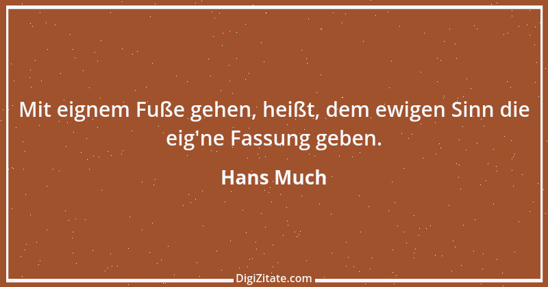 Zitat von Hans Much 24