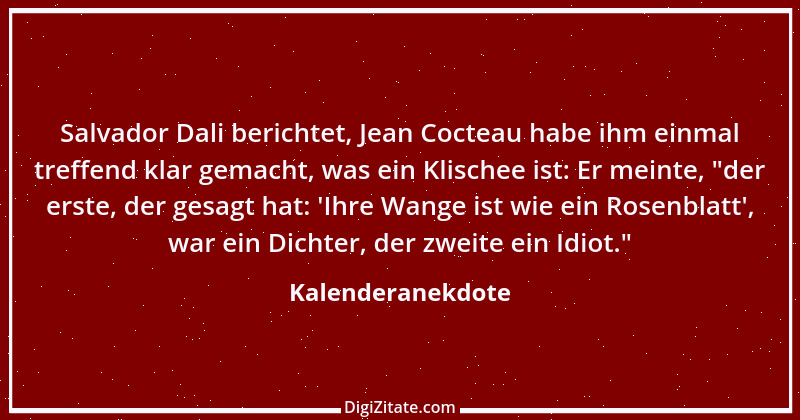 Zitat von Kalenderanekdote 4