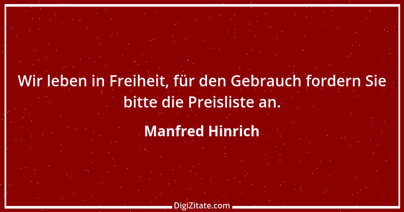 Zitat von Manfred Hinrich 2738