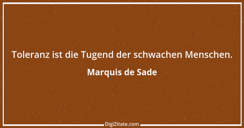 Zitat von Marquis de Sade 27