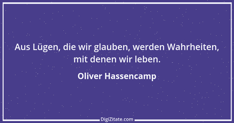 Zitat von Oliver Hassencamp 29