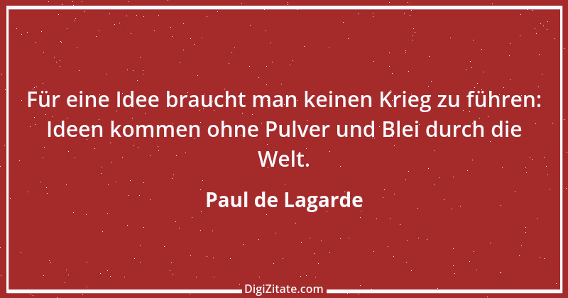 Zitat von Paul de Lagarde 62