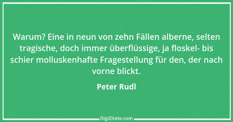 Zitat von Peter Rudl 838