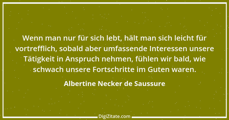 Zitat von Albertine Necker de Saussure 1