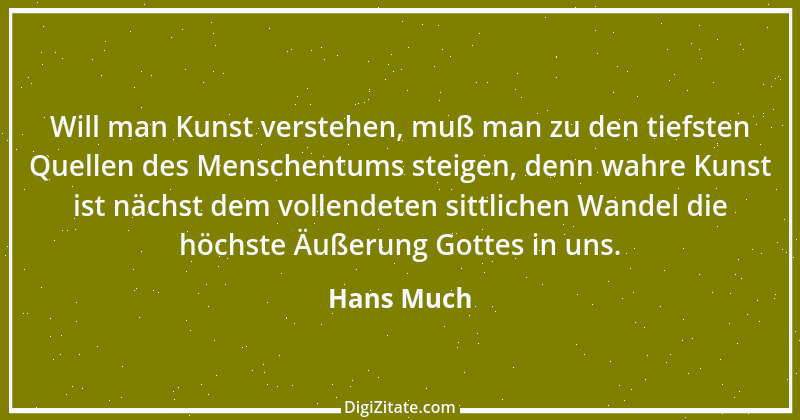 Zitat von Hans Much 25