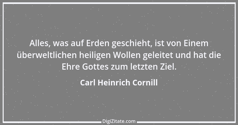 Zitat von Carl Heinrich Cornill 1