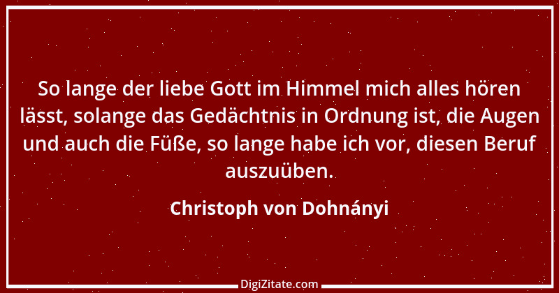 Zitat von Christoph von Dohnányi 5