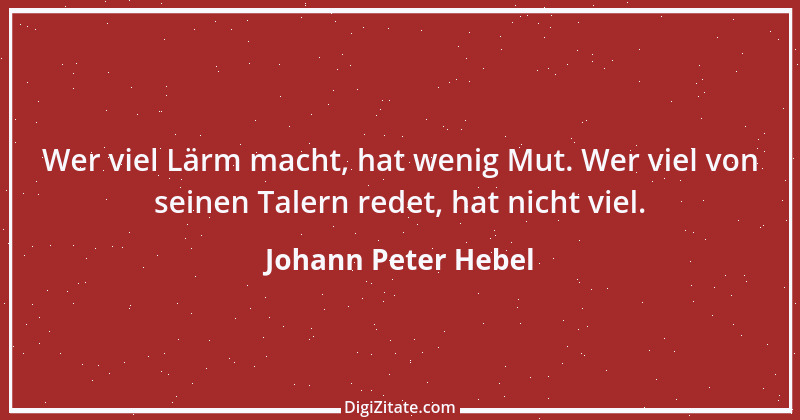 Zitat von Johann Peter Hebel 21