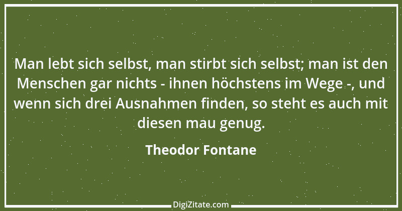 Zitat von Theodor Fontane 72