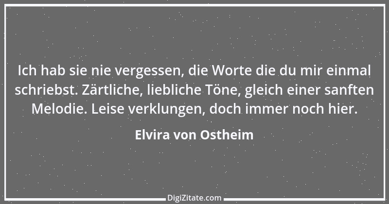 Zitat von Elvira von Ostheim 18