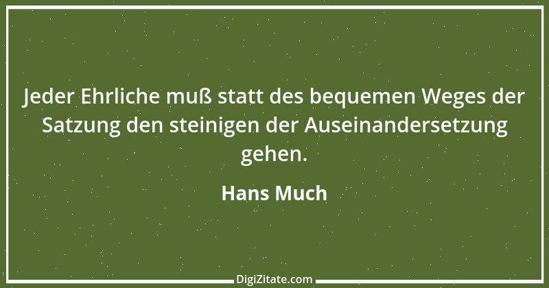 Zitat von Hans Much 26