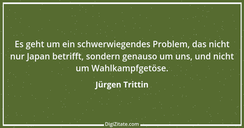 Zitat von Jürgen Trittin 1