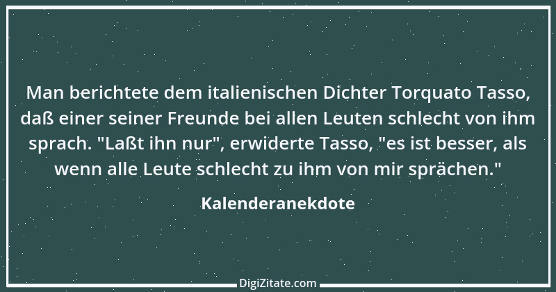 Zitat von Kalenderanekdote 6