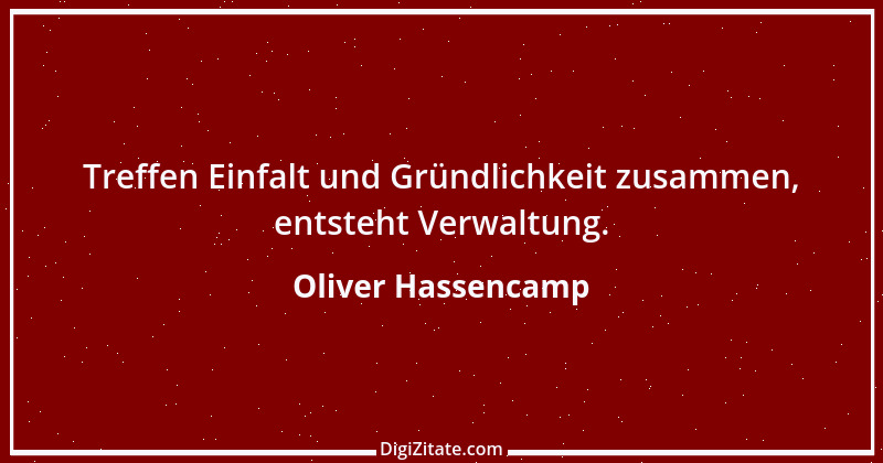 Zitat von Oliver Hassencamp 31