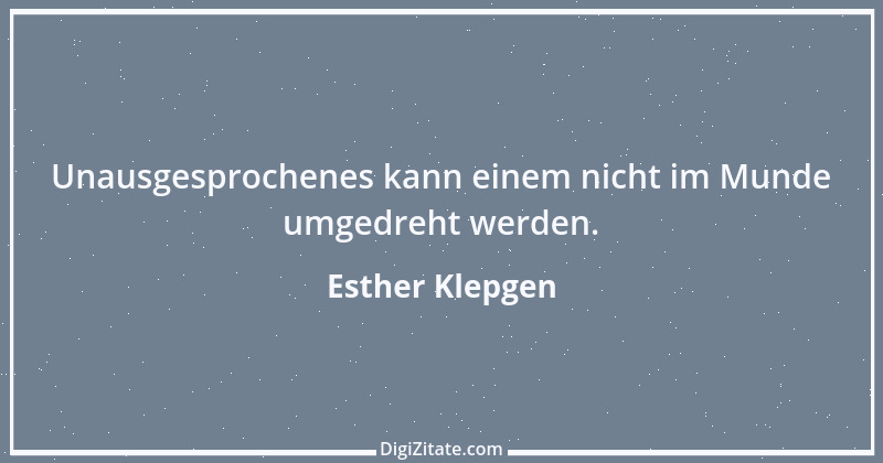 Zitat von Esther Klepgen 59