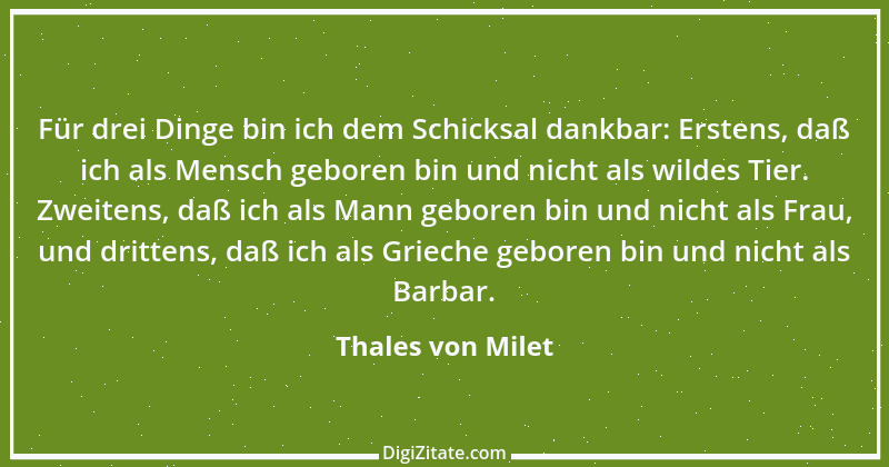 Zitat von Thales von Milet 22